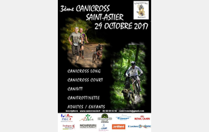 3ème Canicross de Saint Astier - 29 octobre 2017