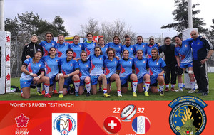 Présence de l'équipe de FRANCE GENDARMERIE de rugby à XV féminin 